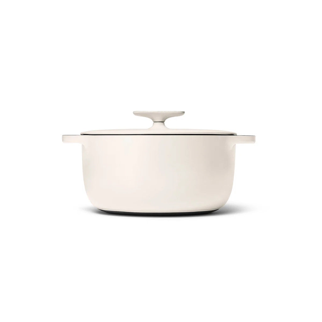 6.5Qt Enameled Cast Iron Dutch Oven W/ Flat Lid