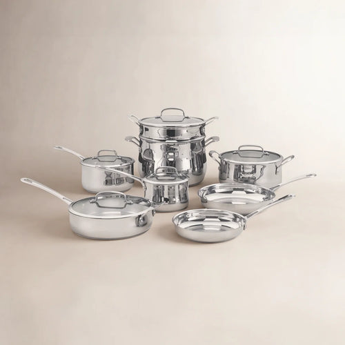 13 Piece Contour Stainless Steel Cookware Set