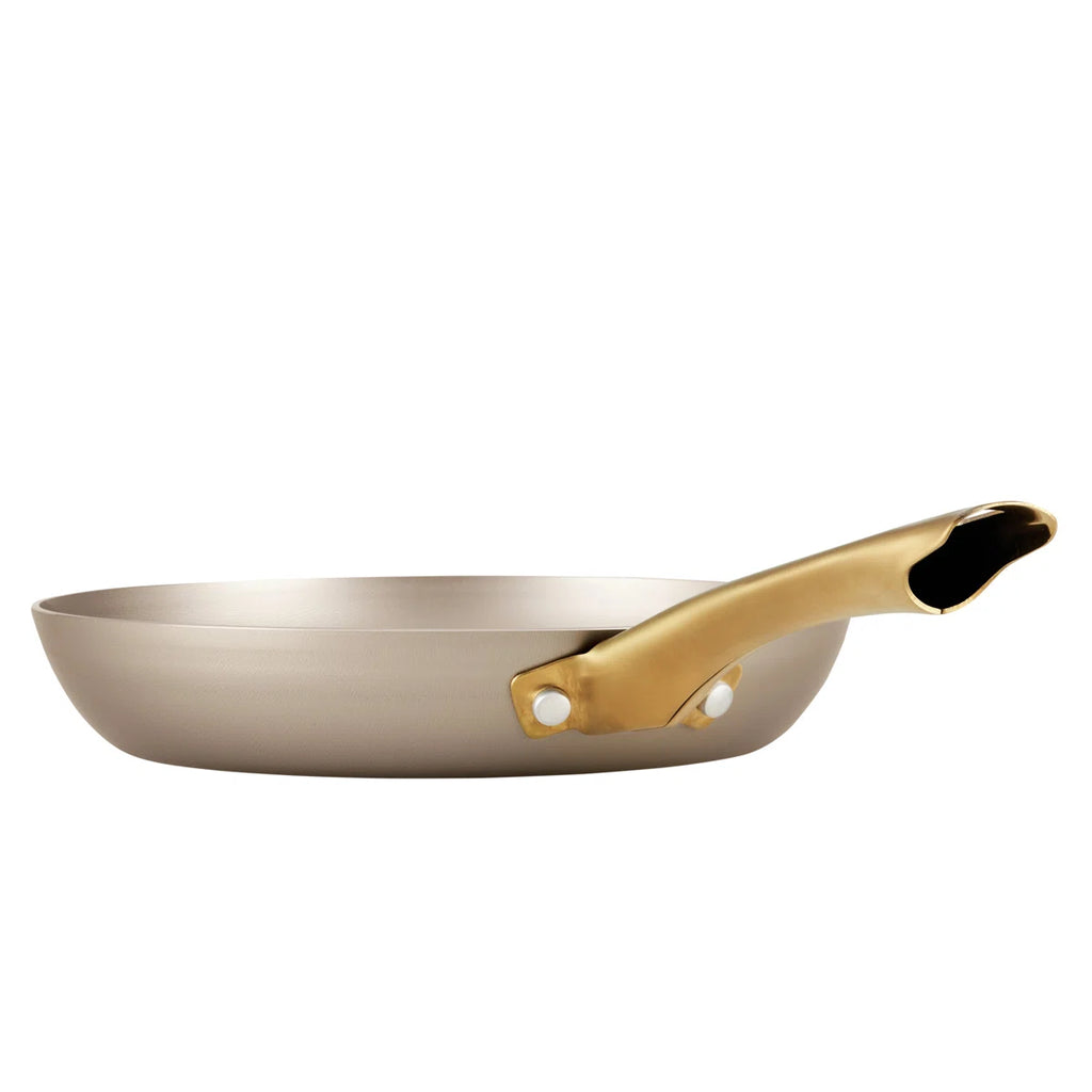 Radiant Nonstick Cookware Pots And Pans Set With Prestige Cooking Tools, 12 Piece, Champagne
