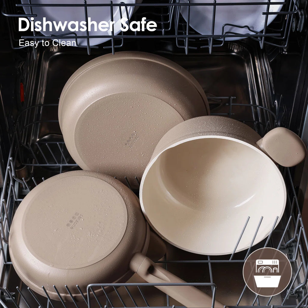 Ceramic Cookware Sets, 17-Piece, Non-Toxic Healthy Non Stick, PFAS PTFE PFOA PFOS Free